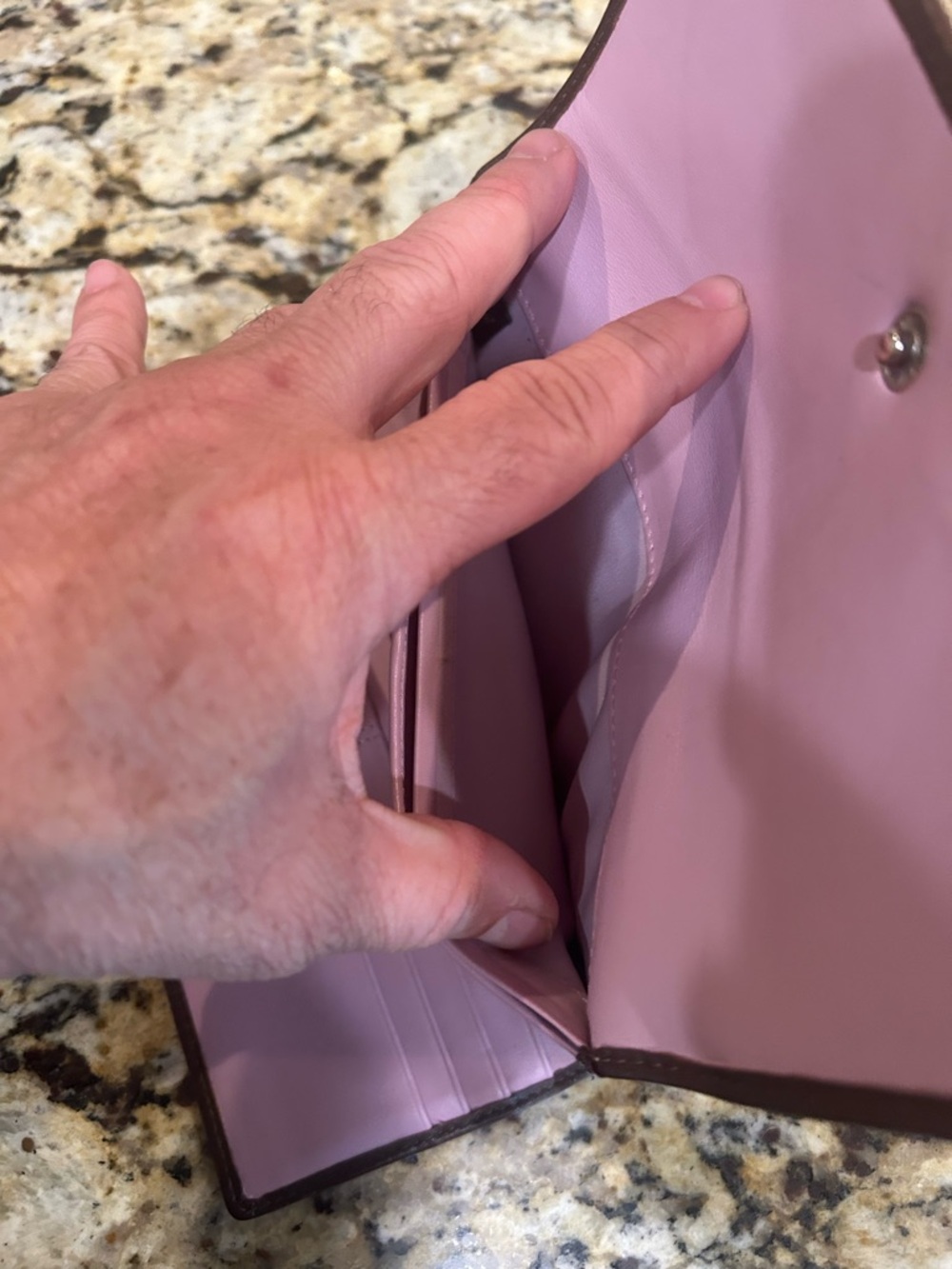 Coach Brown Leather Zip-Around Wallet Clutch Organizer - Picture 12 of 12